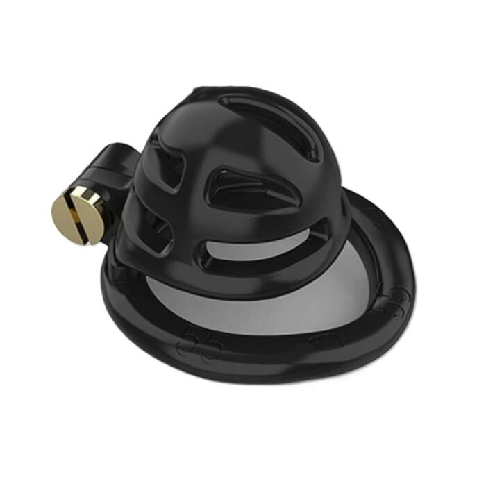 Cage de Chasteté Plastique Courte Noir