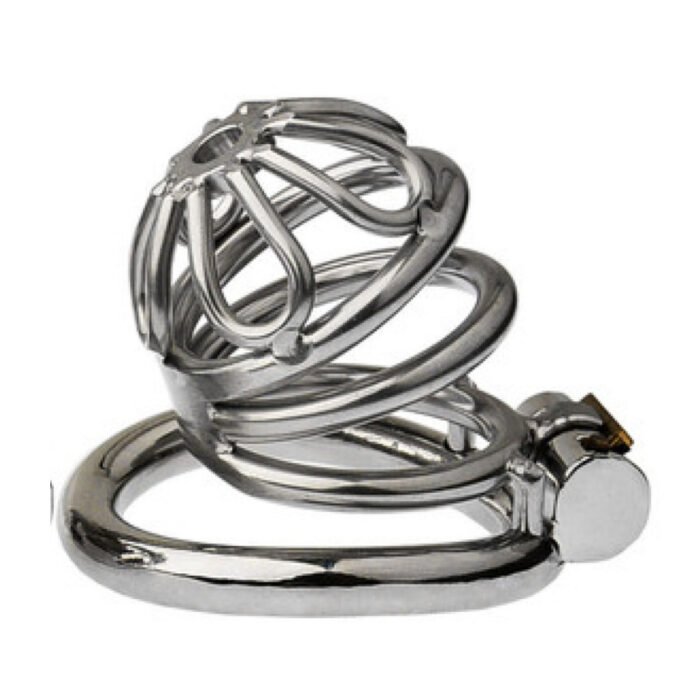 Cage de Chasteté Métallique Flower